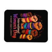 Internationaler Frauentag 8. März Magnet (Horizontal)