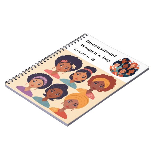 Internationaler Frauentag - 8. März Notizblock (Linke Seite)
