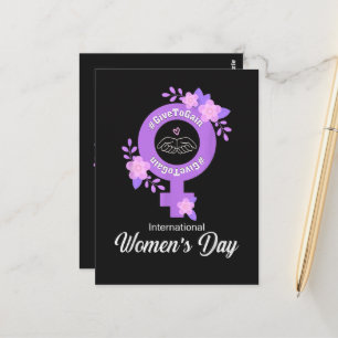 Internationaler Frauentag 8. März Postkarte