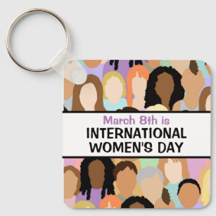 Internationaler Frauentag - 8. März Schlüsselanhänger