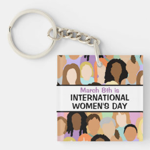 Internationaler Frauentag - 8. März    Schlüsselanhänger