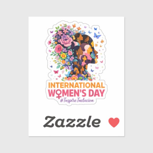 Internationaler Frauentag Aufkleber (Blatt)