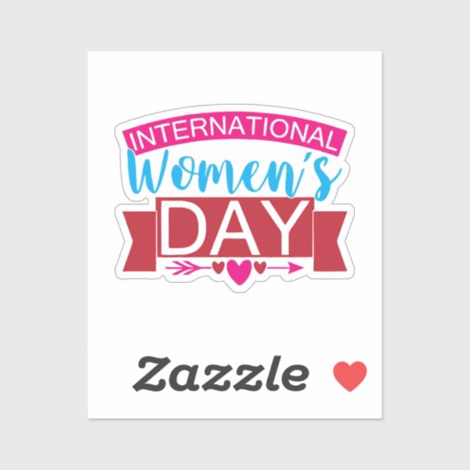 Internationaler Frauentag Aufkleber (Blatt)