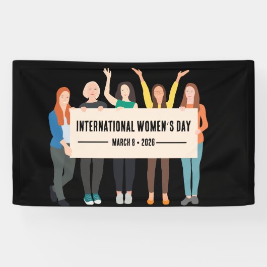 Internationaler Frauentag Banner (Horizontal)