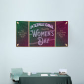 Internationaler Frauentag Banner (Messeveranstaltung)