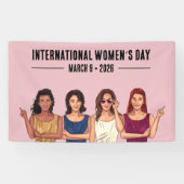Internationaler Frauentag Banner (Horizontal)