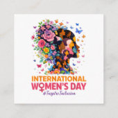 Internationaler Frauentag Begleitkarte (Rückseite)