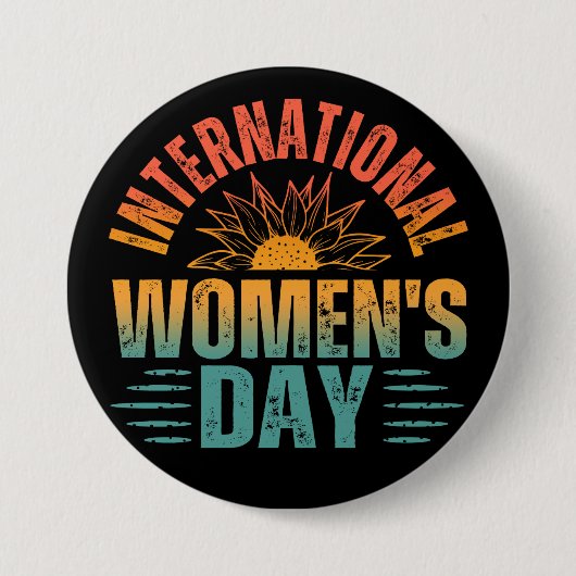 INTERNATIONALER FRAUENTAG BUTTON (Vorderseite)