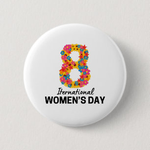 INTERNATIONALER FRAUENTAG BUTTON
