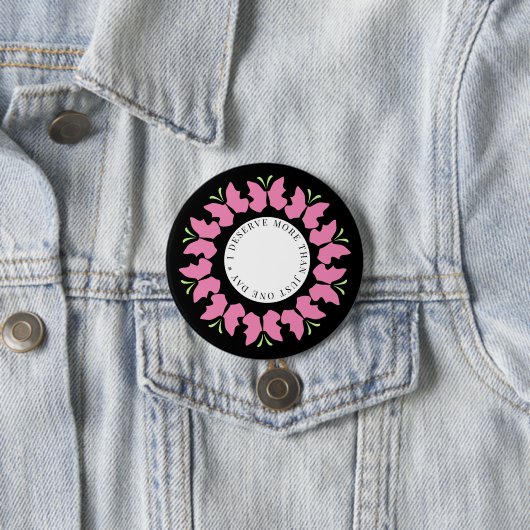 Internationaler Frauentag Button (Beispiel)