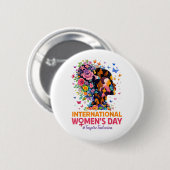 Internationaler Frauentag Button (Vorne & Hinten)