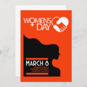 Internationaler Frauentag Dankeskarte (Vorne/Hinten)