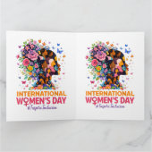 Internationaler Frauentag Dankeskarte (Innenseite)