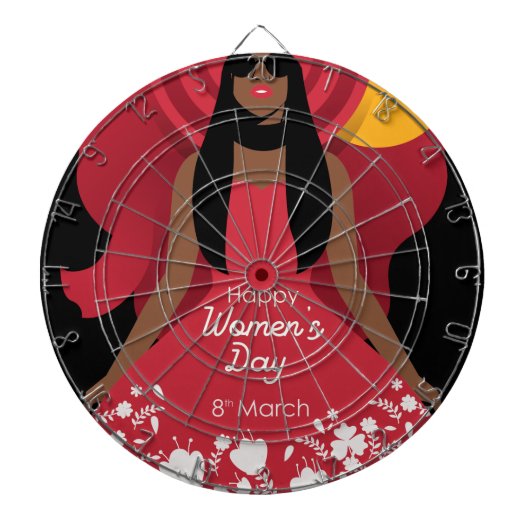 Internationaler Frauentag Dartscheibe (vorne)