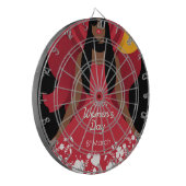 Internationaler Frauentag Dartscheibe (Vorderseite Links)