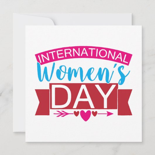 Internationaler Frauentag Einladung (Rückseite)