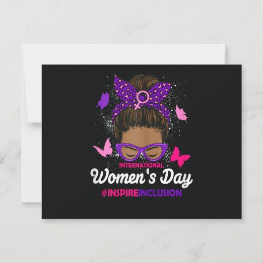 Internationaler Frauentag Einladung (Vorderseite)