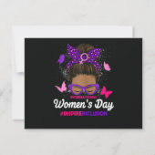 Internationaler Frauentag Einladung (Rückseite)