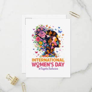 Internationaler Frauentag Einladungspostkarte