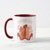 Internationaler Frauentag EMPOWERED Fists Stiletto Tasse (Links)