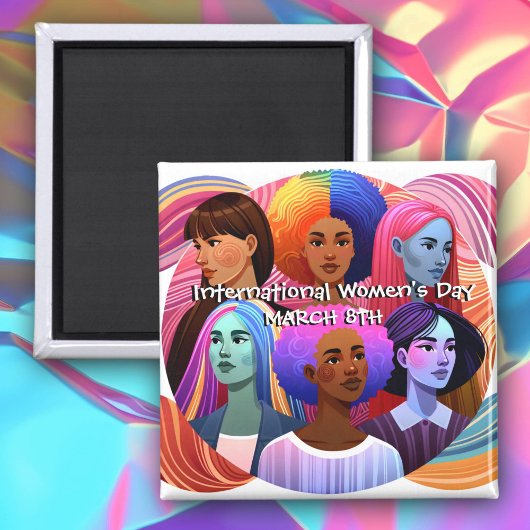 Internationaler Frauentag | Equality feiern Magnet