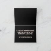 Internationaler Frauentag Feiertagskarte (Innenseite)