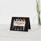 Internationaler Frauentag Feiertagskarte (Vorderseite)