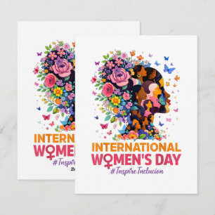 Internationaler Frauentag Feiertagskarte