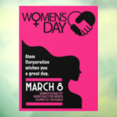 Internationaler Frauentag Fensteraufkleber (Blatt 3)