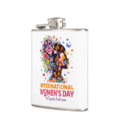Internationaler Frauentag Flachmann (Links)