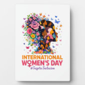 Internationaler Frauentag Fotoplatte (Vorderseite)