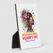Internationaler Frauentag Fotoplatte (Seite)