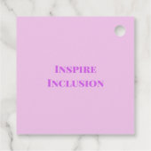 Internationaler Frauentag Geschenkanhänger (Rückseite)