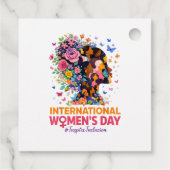 Internationaler Frauentag Geschenkanhänger (Rückseite)