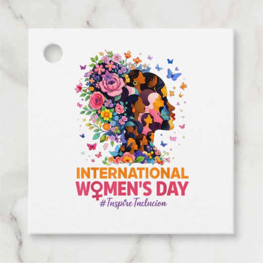 Internationaler Frauentag Geschenkanhänger (Vorderseite)