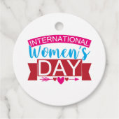 Internationaler Frauentag Geschenkanhänger (Vorderseite)