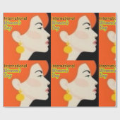 Internationaler Frauentag. Geschenkpapier (Flach)