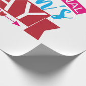 Internationaler Frauentag Geschenkpapier (Ecke)