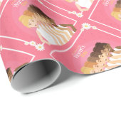 Internationaler Frauentag Geschenkpapier (Rolleneckpunkt)