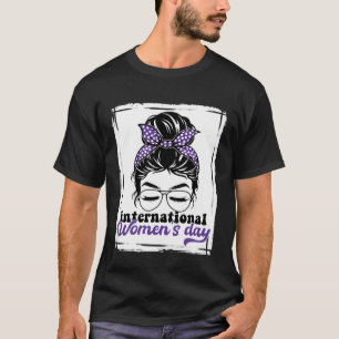 Internationaler Frauentag: Gleichheit 8 März T-Shirt