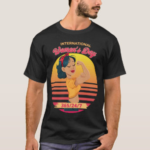 Internationaler Frauentag Happy Womens Day Everyda T-Shirt