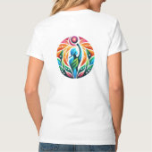 Internationaler Frauentag im V-Hals T-Shirt (Rückseite)