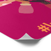 Internationaler Frauentag: inspirier der Integrati Poster (Ecke)