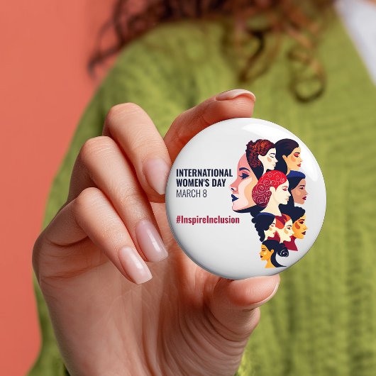 Internationaler Frauentag | IWD - MÄRZ 8 Button