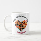 Internationaler Frauentag | IWD - MÄRZ 8 | Herz Kaffeetasse (Links)