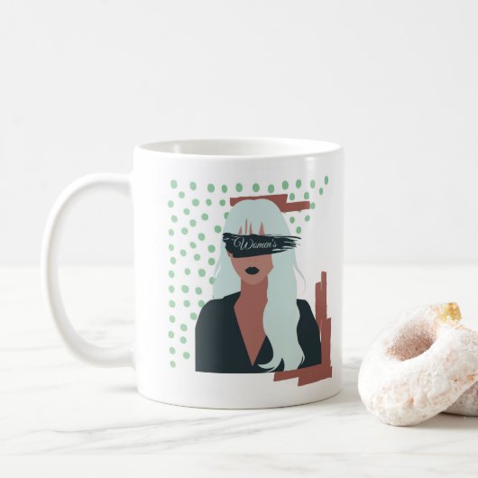 Internationaler Frauentag Kaffeetasse (Mit Donut)
