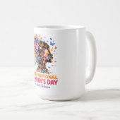 Internationaler Frauentag Kaffeetasse (VorderseiteRechts)