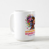 Internationaler Frauentag Kaffeetasse (Vorderseite Links)
