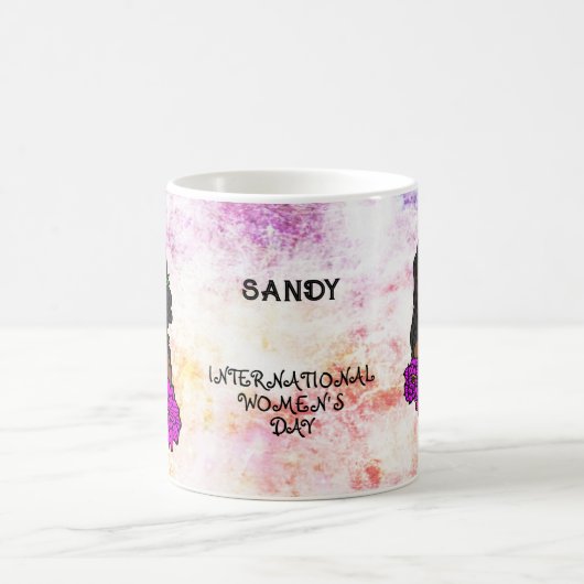 Internationaler Frauentag Kaffeetasse (Mittel)