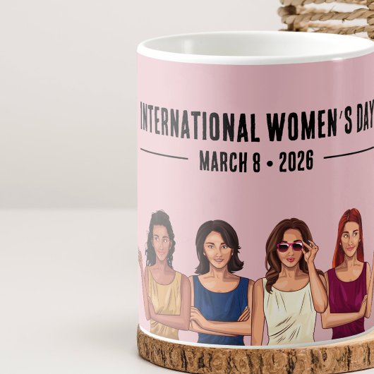 Internationaler Frauentag Kaffeetasse